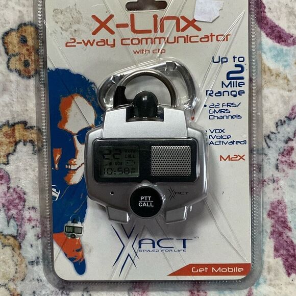 XACT X-LINX X2X 2-Way Wristwatch Communicator Vintage 2003 NEW SEALED clip - Picture 6 of 6